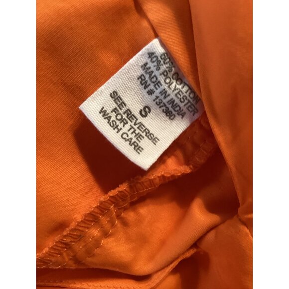 Women's Live 4 Truth Balloon Sleeve Crop Top * Small* Orange *Sissy *EUC - Picture 7 of 7